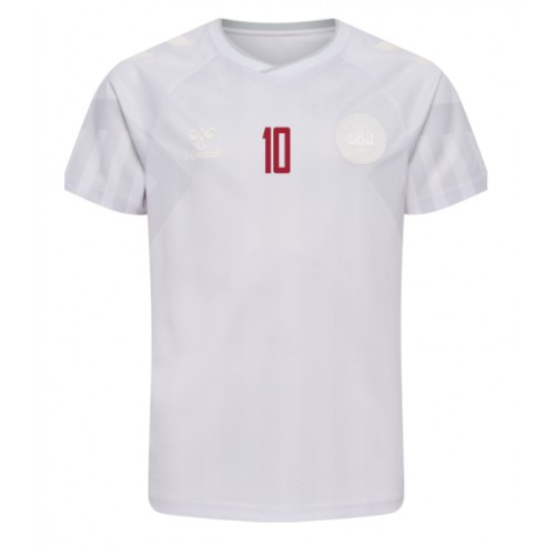 Danmark Christian Eriksen #10 Bortedrakt VM 2022 Kortermet Danmark Christian Eriksen #10 Bortedrakt VM 2022 Kortermet